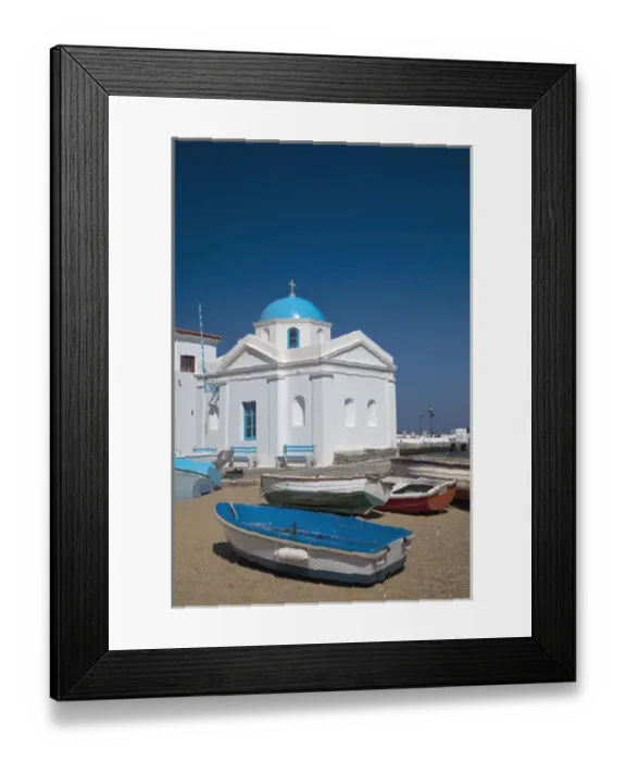 Framed Print : Europe, Greece, Greek Island, Mykonos