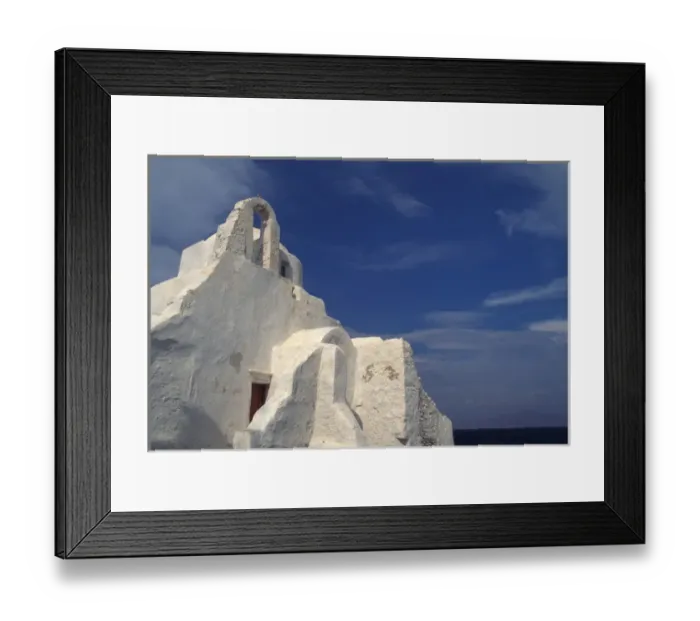 Framed Print : Europe, Greece, Mykonos. Traditional architecture Framed Print : Europe, Greece, Mykonos. Traditional architecture
