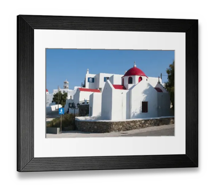 Framed Print : Ano Mera, Mykonos, Cyclades, Greece Framed Print : Ano Mera, Mykonos, Cyclades, Greece