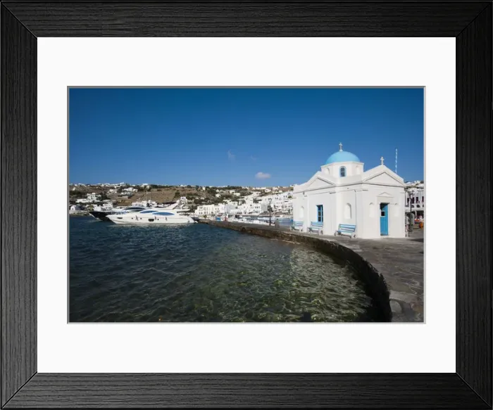 Framed Print : Mykonos Town, Chora, Mykonos, Cyclades, Greece
