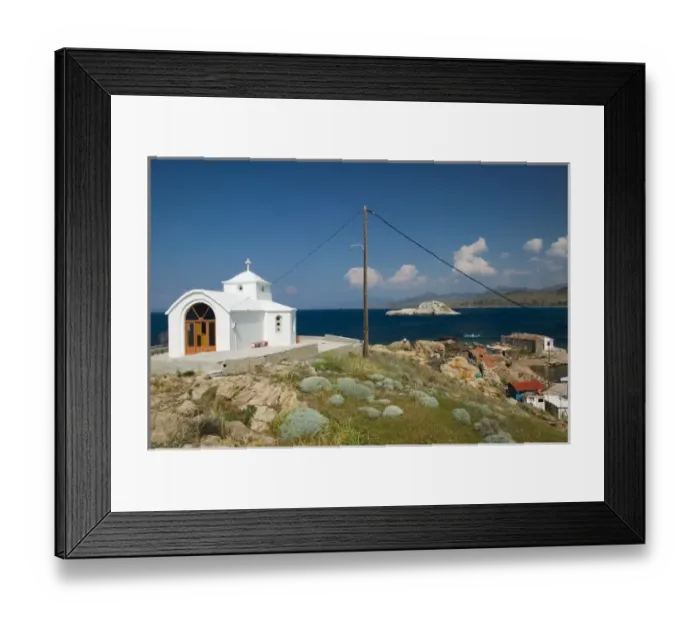 Framed Print : GREECE-Northeastern Aegean Islands-LESVOS (Mytilini)-Gavathas: Agios Pantelemonos Framed Print : GREECE-Northeastern Aegean Islands-LESVOS (Mytilini)-Gavathas: Agios Pantelemonos