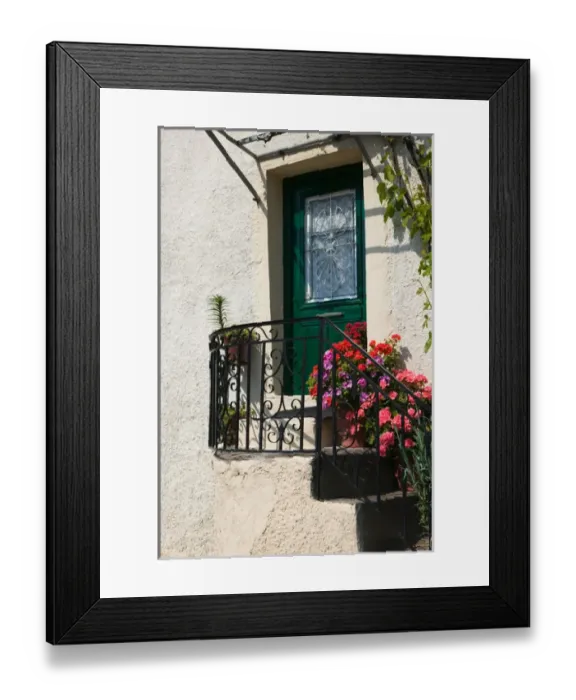 Framed Print : GREECE-Northeastern Aegean Islands-LESVOS (Mytilini)-Skala Sykaminia: Doorway Framed Print : GREECE-Northeastern Aegean Islands-LESVOS (Mytilini)-Skala Sykaminia: Doorway