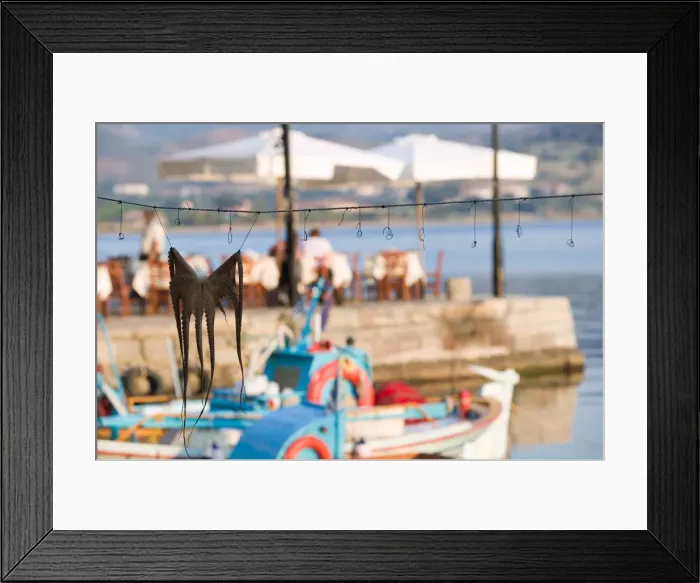 Framed Print : GREECE-Northeastern Aegean Islands-LESVOS (Mytilini)-Mithymna (Molyvos): Fishing Framed Print : GREECE-Northeastern Aegean Islands-LESVOS (Mytilini)-Mithymna (Molyvos): Fishing