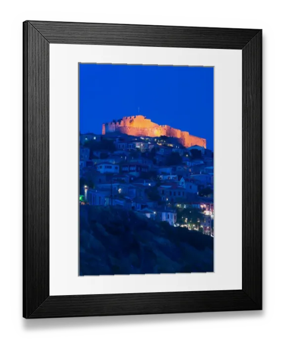 Framed Print : GREECE-Northeastern Aegean Islands-LESVOS (Mytilini)-Mithymna (Molyvos): 15th century Framed Print : GREECE-Northeastern Aegean Islands-LESVOS (Mytilini)-Mithymna (Molyvos): 15th century