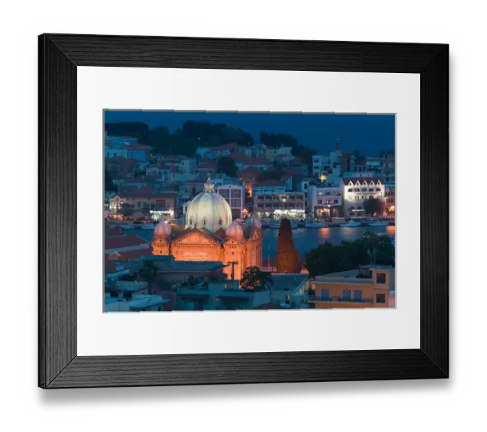 Framed Print : GREECE-Northeastern Aegean Islands-LESVOS (Mytilini)-Mytilini Town: Waterfront Framed Print : GREECE-Northeastern Aegean Islands-LESVOS (Mytilini)-Mytilini Town: Waterfront