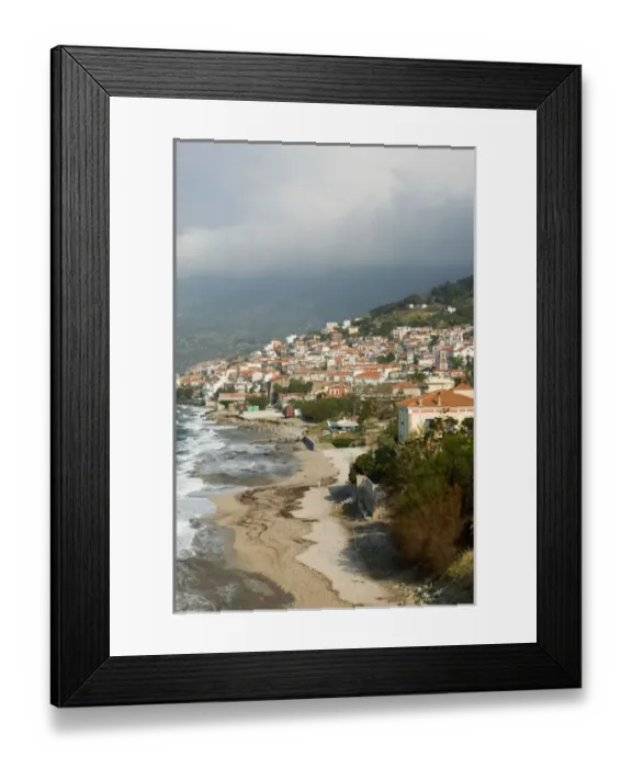 Framed Print : GREECE-Northeastern Aegean Islands-LESVOS (Mytilini)-Plomari: South Lesvos Resort Town Framed Print : GREECE-Northeastern Aegean Islands-LESVOS (Mytilini)-Plomari: South Lesvos Resort Town