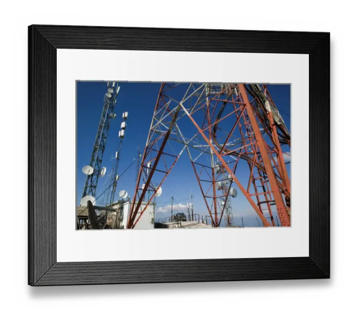 Framed Print : GREECE-Northeastern Aegean Islands-LESVOS (Mytilini)-Mt. Olympos: Communications Framed Print : GREECE-Northeastern Aegean Islands-LESVOS (Mytilini)-Mt. Olympos: Communications
