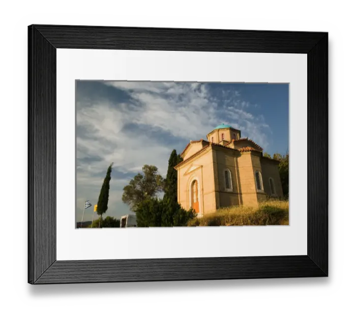 Framed Print : GREECE-Northeastern Aegean Islands-SAMOS-Mitilini: Agios Triados Monastery / Chapel Framed Print : GREECE-Northeastern Aegean Islands-SAMOS-Mitilini: Agios Triados Monastery / Chapel