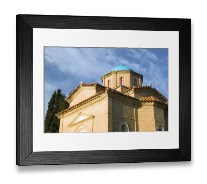 Framed Print : GREECE-Northeastern Aegean Islands-SAMOS-Mitilini: Agios Triados Monastery / Chapel Framed Print : GREECE-Northeastern Aegean Islands-SAMOS-Mitilini: Agios Triados Monastery / Chapel