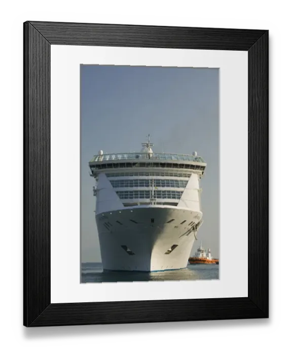 Framed Print : GREECE-Dodecanese Islands-RHODES-Rhodes Town: Commercial Harbor-Docking Cruiseship Framed Print : GREECE-Dodecanese Islands-RHODES-Rhodes Town: Commercial Harbor-Docking Cruiseship