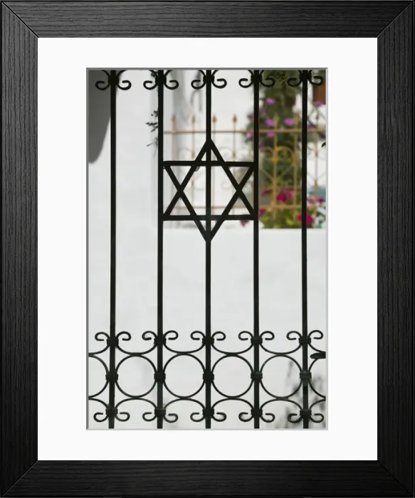 Framed Print : GREECE-CRETE-Hania Province-Hania: Etz-Hayyim Synagogue (restored in 1999) Star of Framed Print : GREECE-CRETE-Hania Province-Hania: Etz-Hayyim Synagogue (restored in 1999) Star of
