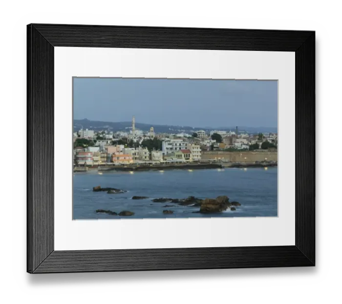Framed Print : GREECE-CRETE-Hania Province-Hania: Venetian Port  /  Dawn