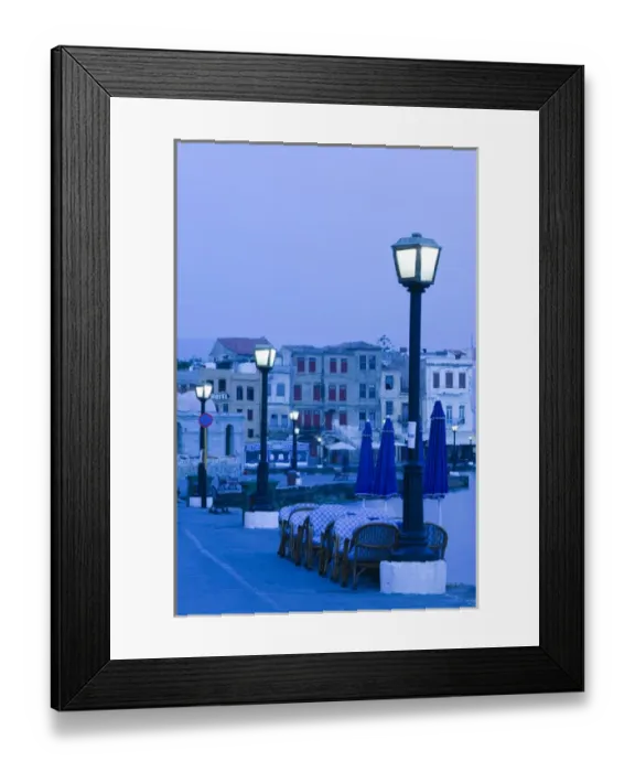 Framed Print : GREECE-CRETE-Hania Province-Hania: Venetian Port / Dawn Framed Print : GREECE-CRETE-Hania Province-Hania: Venetian Port / Dawn