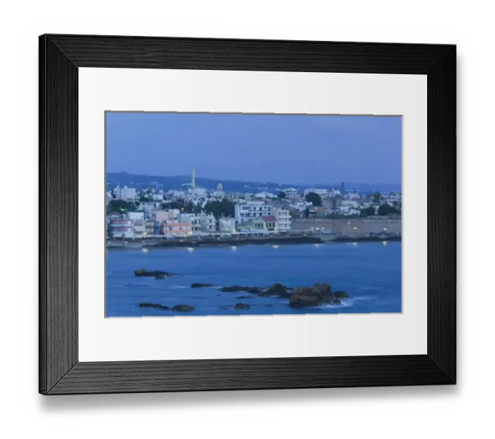 Framed Print : GREECE-CRETE-Hania Province-Hania: Venetian Port / Dawn Framed Print : GREECE-CRETE-Hania Province-Hania: Venetian Port / Dawn