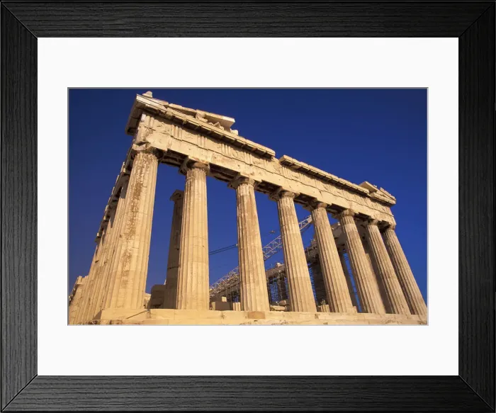 Framed Print : Europe, Greece, Attica, Athens. The Acropolis, Pathenon in morning light