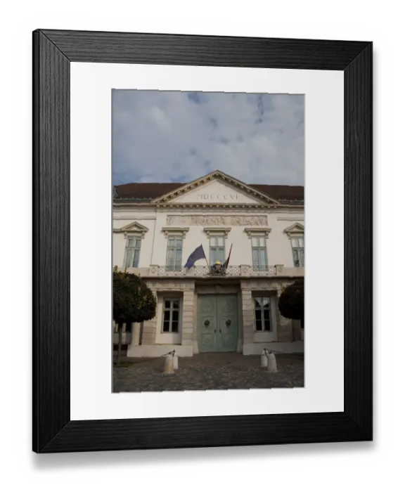 Framed Print : Hungary, Budapest. Buda, Castle Hill, Hungarian White House and residence Framed Print : Hungary, Budapest. Buda, Castle Hill, Hungarian White House and residence