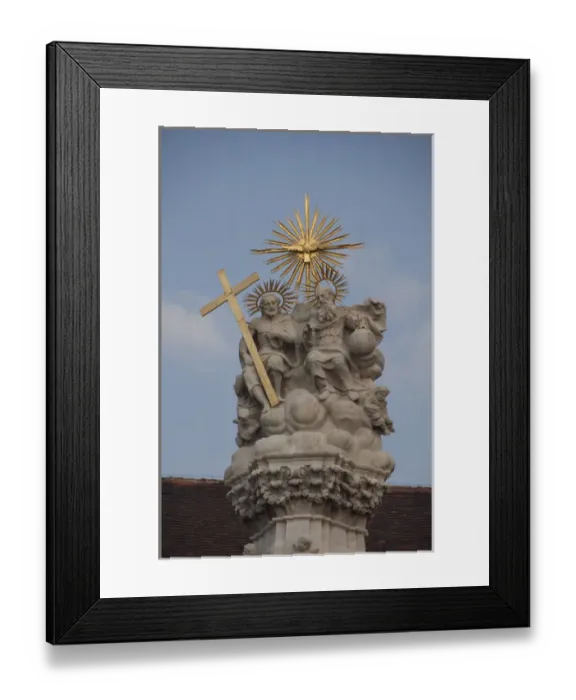 Framed Print : Hungary, Budapest. Buda, Castle Hill, Holy Trinity Square, Monument to the victims Framed Print : Hungary, Budapest. Buda, Castle Hill, Holy Trinity Square, Monument to the victims