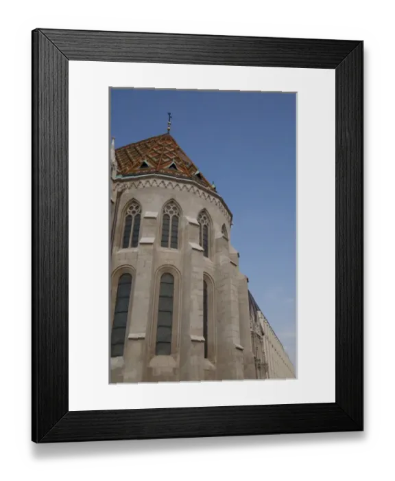 Framed Print : Hungary, Budapest, Buda. Castle Hill, Gothic St. Matthias church (aka St. Matthew Framed Print : Hungary, Budapest, Buda. Castle Hill, Gothic St. Matthias church (aka St. Matthew