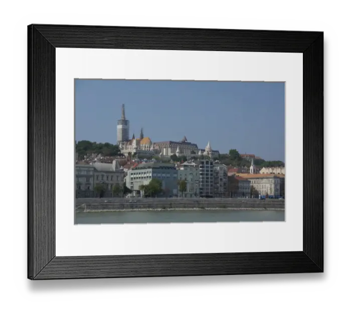 Framed Print : Hungary, Budapest. View from Pest across the Danube River to Buda. Castle Hill, Fisherman s Framed Print : Hungary, Budapest. View from Pest across the Danube River to Buda. Castle Hill, Fisherman s