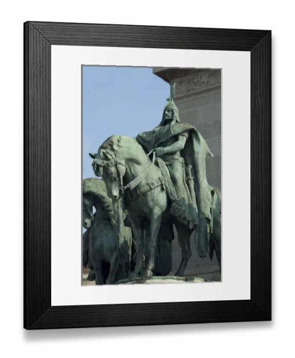 Framed Print : Hungary, Budapest, Pest, Heros Square. Millennium Monument built in 1896 for citys 1 Framed Print : Hungary, Budapest, Pest, Heros Square. Millennium Monument built in 1896 for citys 1