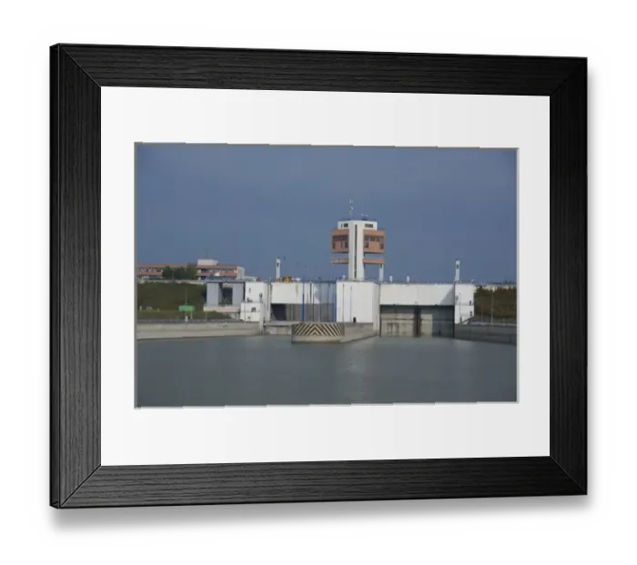 Framed Print : Gabcikovo Locks & canal between Busapest & Bratislava. Political boundry between Hungery & Slovakia Framed Print : Gabcikovo Locks & canal between Busapest & Bratislava. Political boundry between Hungery & Slovakia