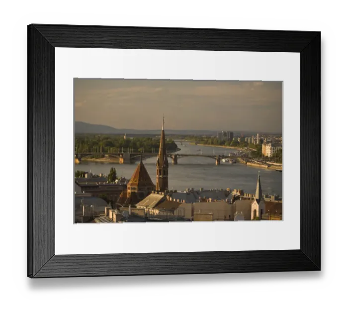 Framed Print : View from Castle Hill, Buda side Central Budapest, H Capital of ungary, Europe Framed Print : View from Castle Hill, Buda side Central Budapest, H Capital of ungary, Europe