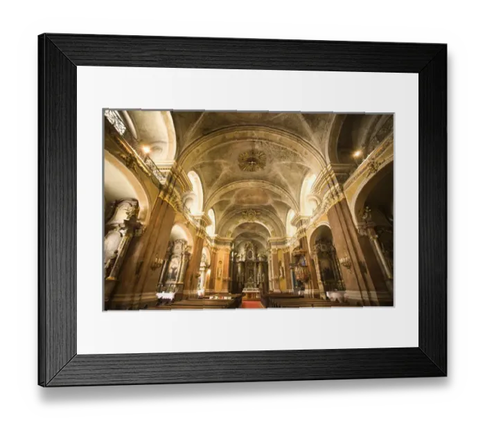 Framed Print : Gothic style Franciscan Church of Pest built in 1250, Central Budapest, Capital of Hungary Framed Print : Gothic style Franciscan Church of Pest built in 1250, Central Budapest, Capital of Hungary