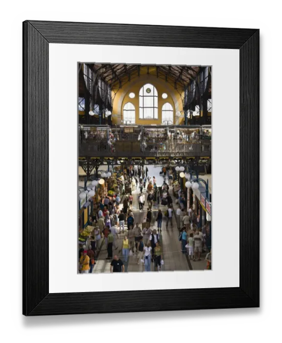 Framed Print : Central Market Hall, Vaci Utca, Pest side of Central Budapest, Capital of Hungary, Europe Framed Print : Central Market Hall, Vaci Utca, Pest side of Central Budapest, Capital of Hungary, Europe