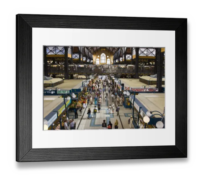 Framed Print : Central Market Hall, Vaci Utca, Pest side of Central Budapest, Capital of Hungary, Europe Framed Print : Central Market Hall, Vaci Utca, Pest side of Central Budapest, Capital of Hungary, Europe