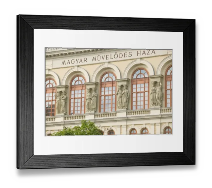 Framed Print : HUNGARY-WESTERN TRANSDANUBIA-Sopron: Hungarian Cultural House / Chamber Theater Framed Print : HUNGARY-WESTERN TRANSDANUBIA-Sopron: Hungarian Cultural House / Chamber Theater