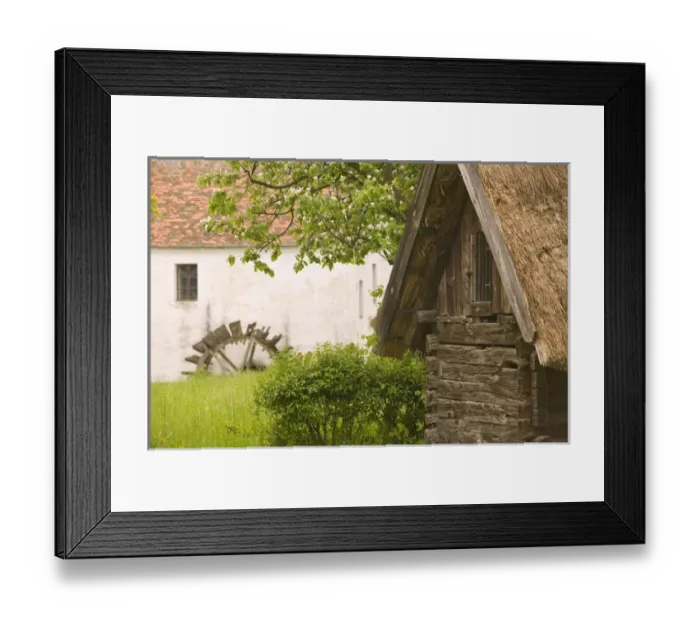 Framed Print : HUNGARY-WESTERN TRANSDANUBIA-Szombathely: Vas Museum Village  /  Open Air Museum