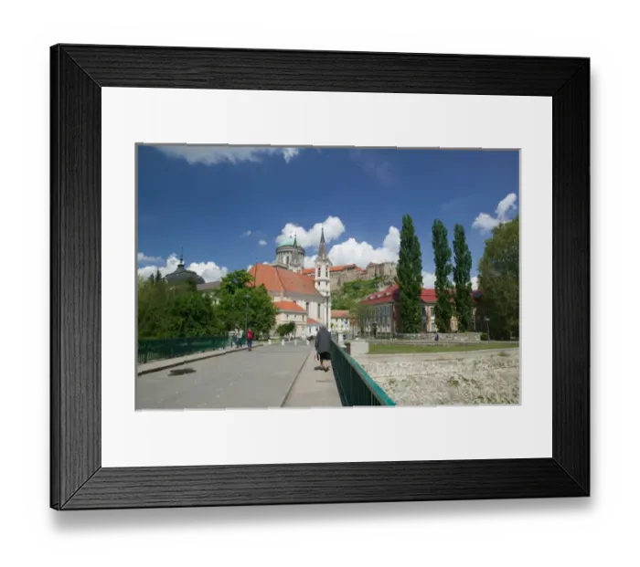 Framed Print : HUNGARY-DANUBE BEND-Estergom: View of Estergom Basilica (b. 1856) Largest Church Framed Print : HUNGARY-DANUBE BEND-Estergom: View of Estergom Basilica (b. 1856) Largest Church