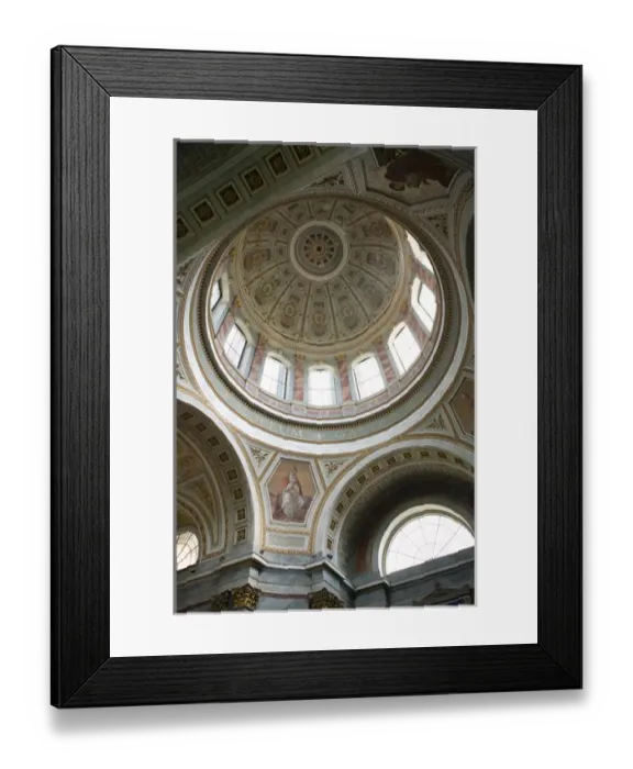 Framed Print : HUNGARY-DANUBE BEND-Estergom: Estergom Basilica (b. 1856)- Dome Interior Framed Print : HUNGARY-DANUBE BEND-Estergom: Estergom Basilica (b. 1856)- Dome Interior