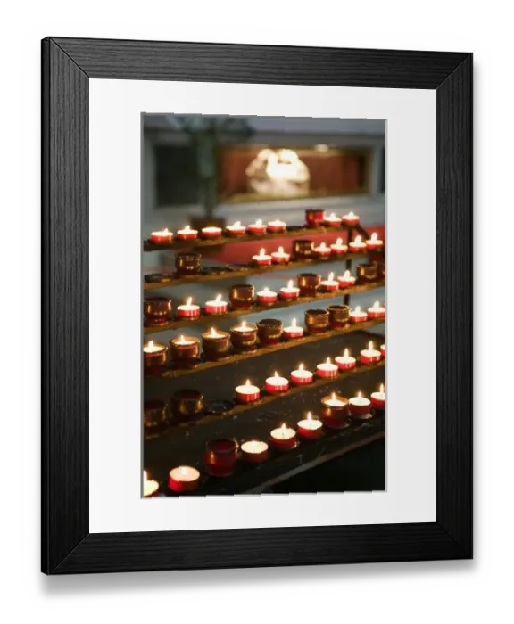 Framed Print : HUNGARY-DANUBE BEND-Estergom: Estergom Basilica (b. 1856)- Votive Candles Framed Print : HUNGARY-DANUBE BEND-Estergom: Estergom Basilica (b. 1856)- Votive Candles