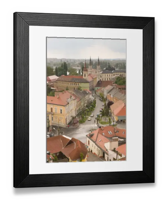Framed Print : HUNGARY-DANUBE BEND-Estergom: Vizivaros / Water Town Below Estergom Basilica Framed Print : HUNGARY-DANUBE BEND-Estergom: Vizivaros / Water Town Below Estergom Basilica