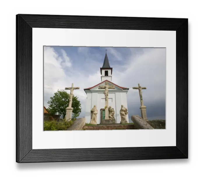 Framed Print : HUNGARY-DANUBE BEND-Estergom: Hill Chapel Framed Print : HUNGARY-DANUBE BEND-Estergom: Hill Chapel