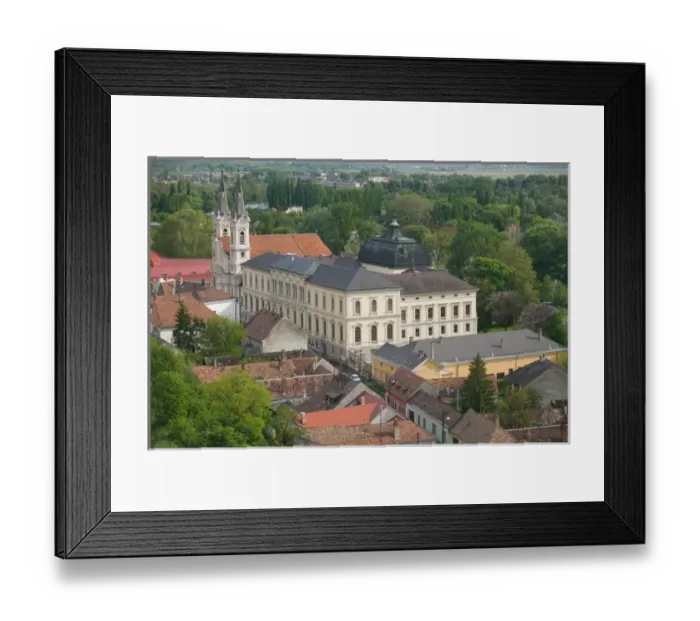 Framed Print : HUNGARY-DANUBE BEND-Estergom: Vizivaros / Water Town Below Estergom Basilica Framed Print : HUNGARY-DANUBE BEND-Estergom: Vizivaros / Water Town Below Estergom Basilica