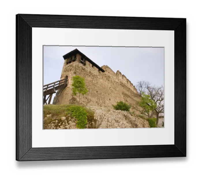 Framed Print : HUNGARY-DANUBE BEND-Visegrad: Visegrad Citadel (b. 1259) Framed Print : HUNGARY-DANUBE BEND-Visegrad: Visegrad Citadel (b. 1259)