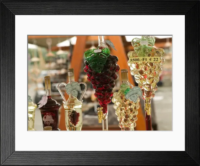Framed Print : HUNGARY-DANUBE BEND-Szentendre: Hungarian Wine in Fancy Bottles Danube River Framed Print : HUNGARY-DANUBE BEND-Szentendre: Hungarian Wine in Fancy Bottles Danube River