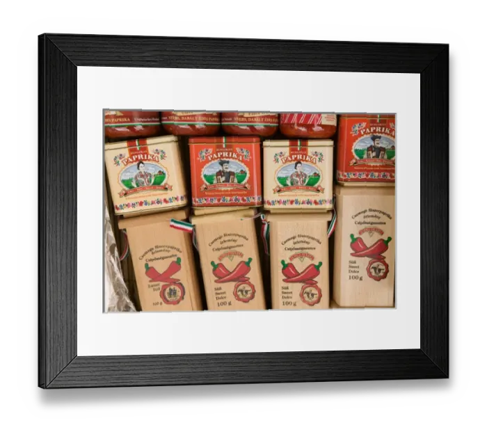 Framed Print : HUNGARY-DANUBE BEND-Szentendre: Dried Paprika Powder Danube River Tourist Town Framed Print : HUNGARY-DANUBE BEND-Szentendre: Dried Paprika Powder Danube River Tourist Town