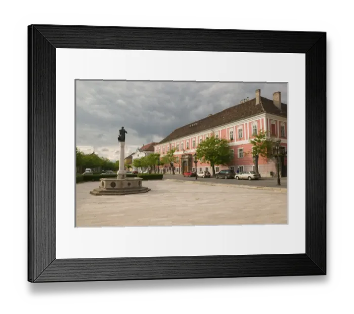 Framed Print : HUNGARY-DANUBE BEND-Vac: Former Bishops Palace / Marcius 15 ter (Square) Framed Print : HUNGARY-DANUBE BEND-Vac: Former Bishops Palace / Marcius 15 ter (Square)