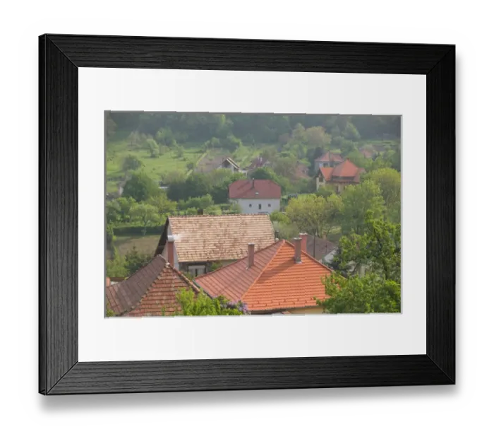 Framed Print : HUNGARY-DANUBE BEND-Pilisszentlaszlo: Hill Town View near Szentendre Framed Print : HUNGARY-DANUBE BEND-Pilisszentlaszlo: Hill Town View near Szentendre