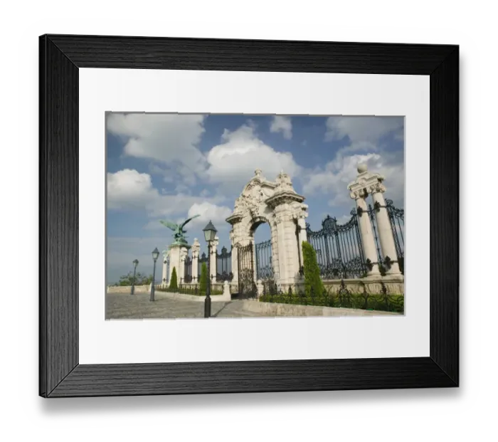 Framed Print : HUNGARY-Budapest: Buda / Castle Hill- The Corvinus Gate Framed Print : HUNGARY-Budapest: Buda / Castle Hill- The Corvinus Gate