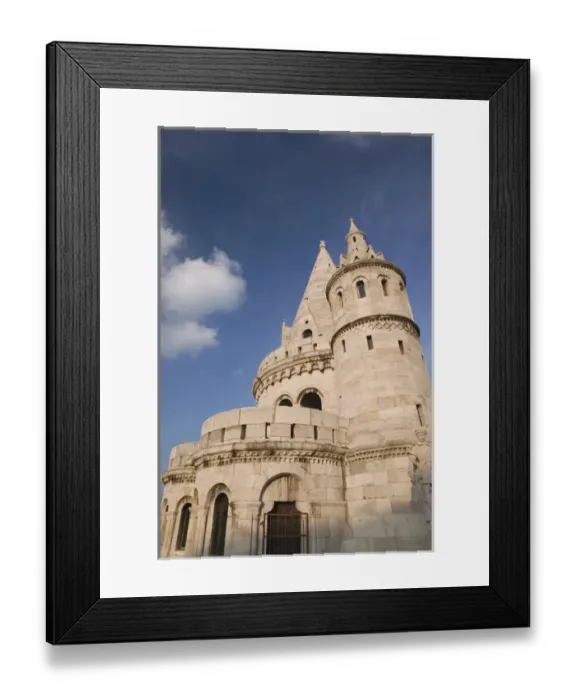 Framed Print : HUNGARY-Budapest: Buda / Castle Hill- Fishermans Bastion Framed Print : HUNGARY-Budapest: Buda / Castle Hill- Fishermans Bastion