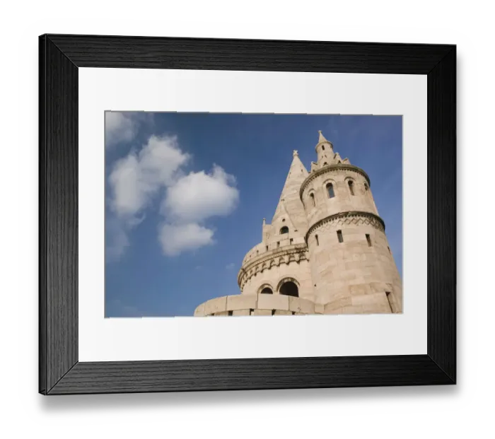Framed Print : HUNGARY-Budapest: Buda / Castle Hill- Fishermans Bastion Framed Print : HUNGARY-Budapest: Buda / Castle Hill- Fishermans Bastion