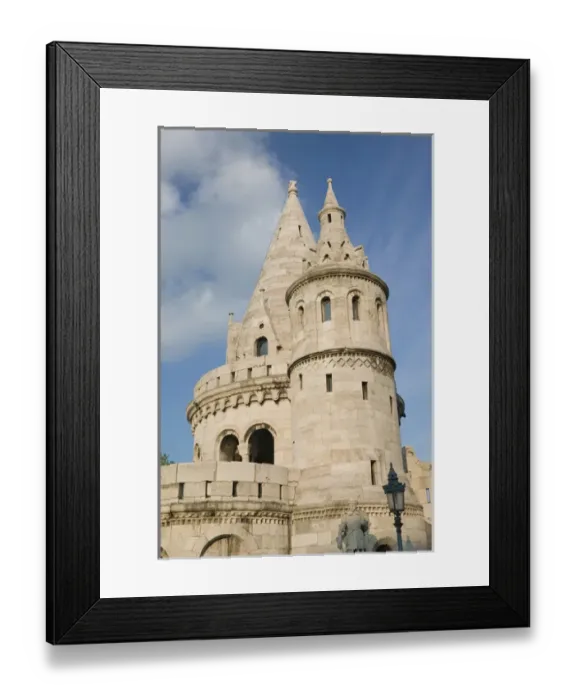 Framed Print : HUNGARY-Budapest: Buda / Castle Hill- Fishermans Bastion Framed Print : HUNGARY-Budapest: Buda / Castle Hill- Fishermans Bastion