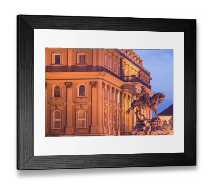 Framed Print : HUNGARY-Budapest: Buda / Castle Hill- Hungarian National Gallery / Evening Framed Print : HUNGARY-Budapest: Buda / Castle Hill- Hungarian National Gallery / Evening