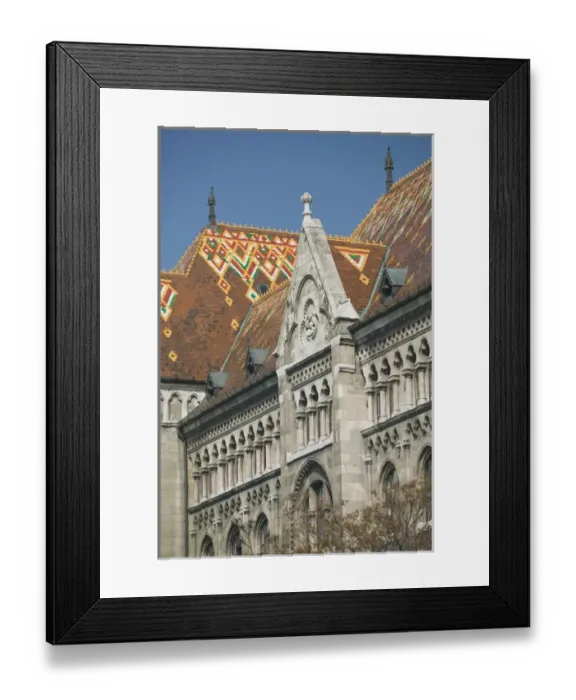Framed Print : HUNGARY-Budapest: Castle Hill (Buda)- Museum of Military History Detail