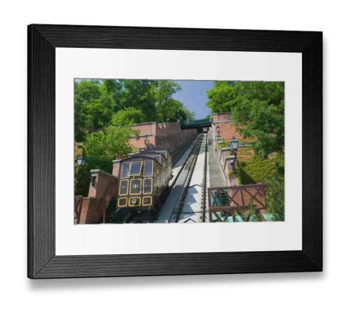 Framed Print : HUNGARY-Budapest: Castle Hill (Buda)- Lower Station View of the Castle Hill Framed Print : HUNGARY-Budapest: Castle Hill (Buda)- Lower Station View of the Castle Hill