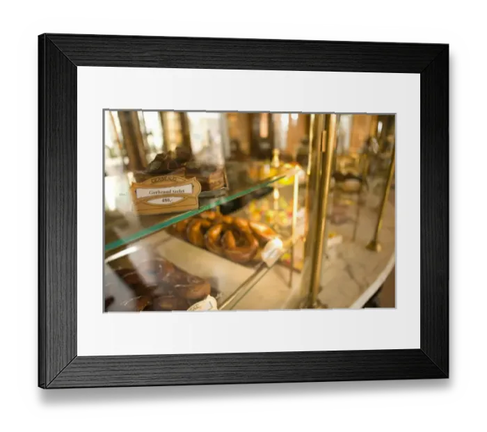 Framed Print : HUNGARY-Budapest: Pest- Interior of Gerbeaud Cake Shop (most famous in Budapest)